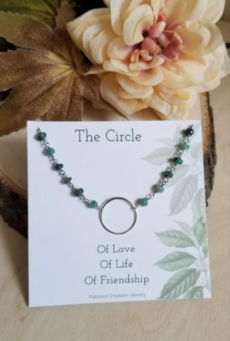 circle of life necklace, friendship gift