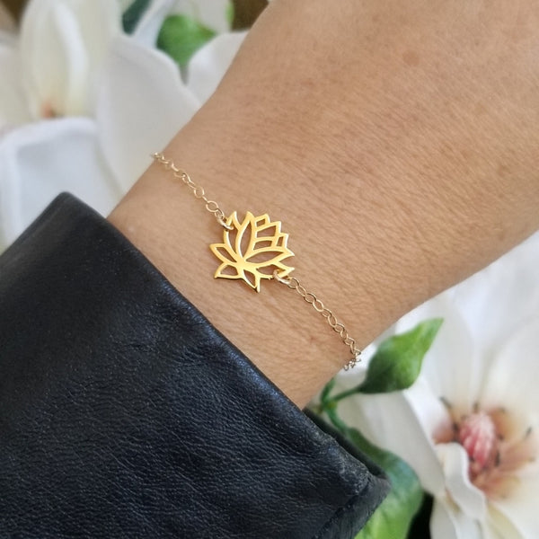 Lotus flower on sale jewelry bracelets