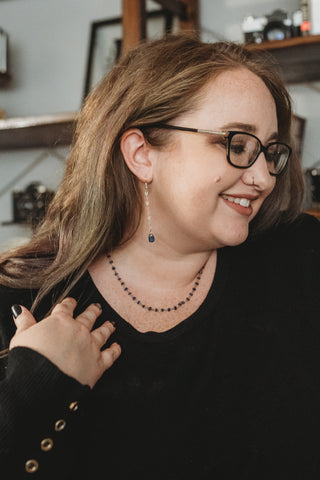 Raw Gemstone Earrings, Boho Style Earrings, Dainty Stone Earrings, Handmade Gemstone Jewelry for women