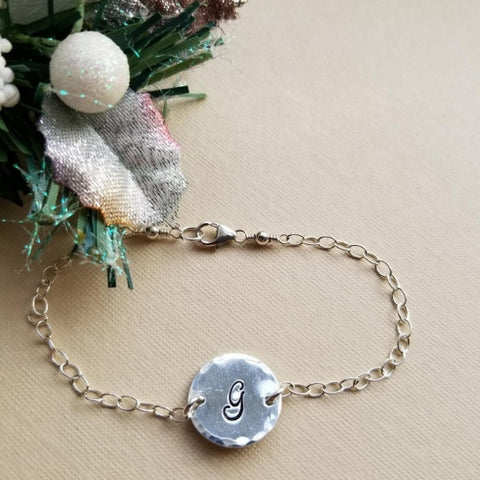 Personalized Bracelet, Initial Charm Bracelet
