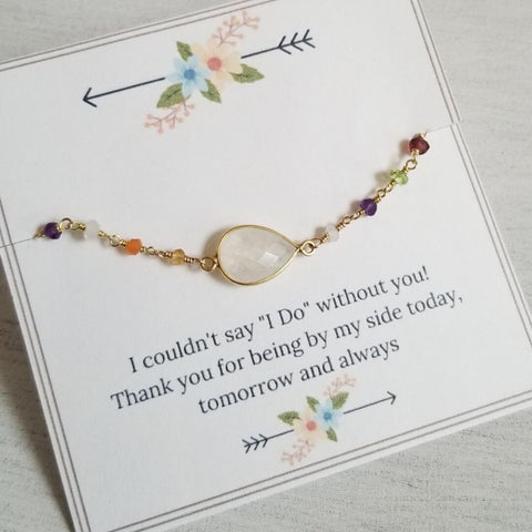 I couldn't say I do without you, Bridesmaid gift