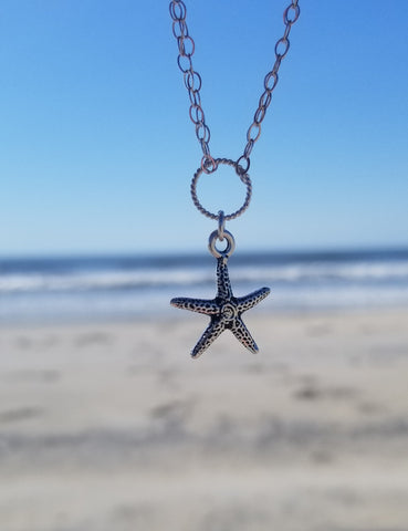 Starfish Bracelet, Summer Jewelry Handmade in the USA