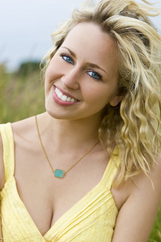 Gold Turquoise Bracelet