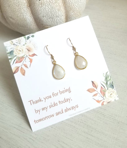 Bridesmaid Jewelry, Wedding Jewelry, Bridesmaid Earrings
