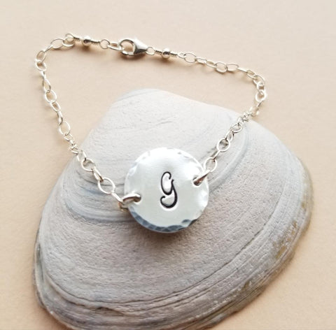 Personalized Bracelet, Initial Charm Bracelet