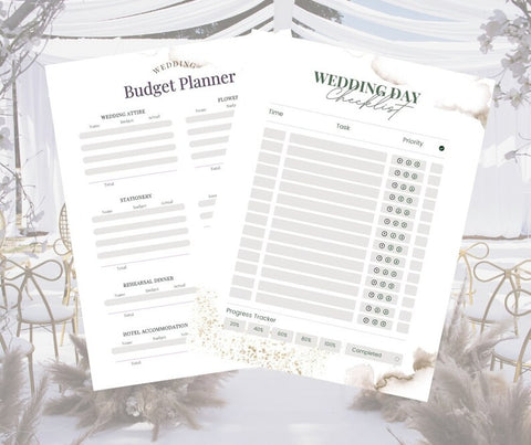 Wedding Planner, Instant Digital Download Printable Wedding Planner