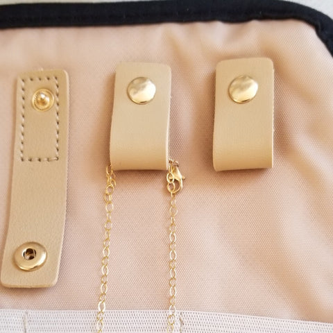 Cloth Foldable Jewelry Organizer, Travel Jewelry Organizer Bag