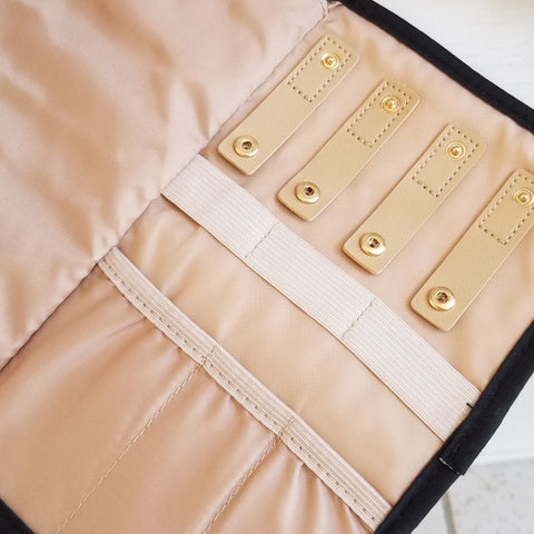 Cloth Foldable Jewelry Organizer, Travel Jewelry Organizer Bag, Gift for Her