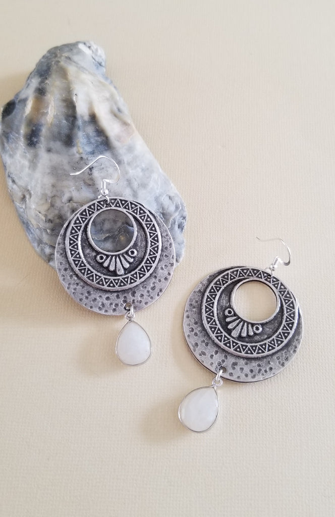 Elegant Design Oxidized Silver Earrings For Women, Silver : Amazon.in:  Fashion