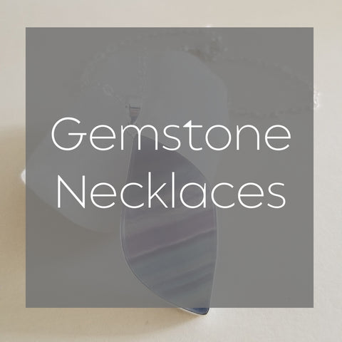 One of a Kind Fluorite Pendant Necklace, Boho Stone Necklace