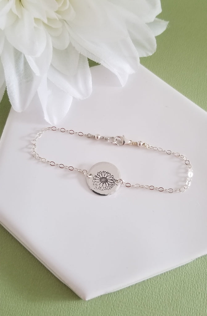 Sterling Silver Bracelet For Woman, Dainty Silver Bracelet, Chain