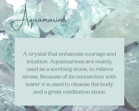 Raw Aquamarine Pendant Necklace, , March Birthstone Crystal