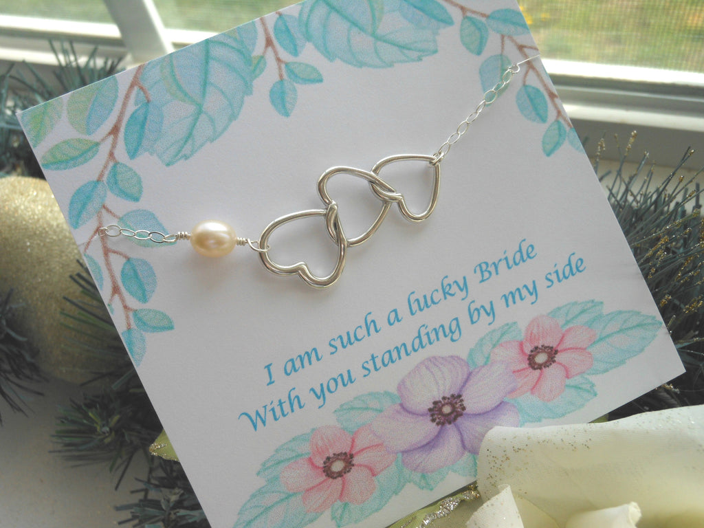 Gift for Bridesmaids-Sterling Silver Bracelet