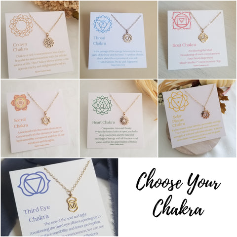Seven Chakras, Chakra Jewelry for Women made in the USA
