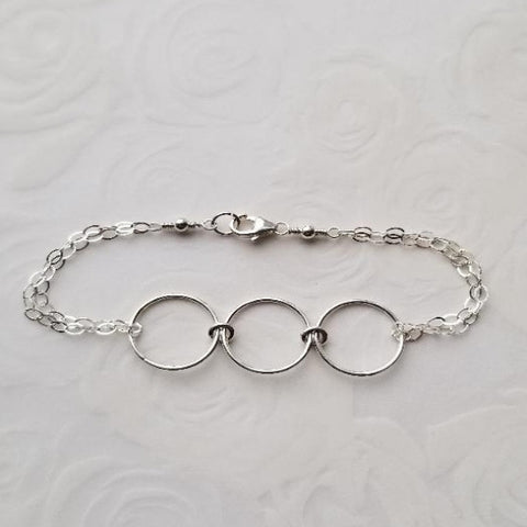 unity bracelet, simple bracelet, layering bracelet, gift for women, Mothers Day Gift