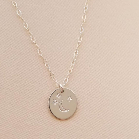 Custom stamped necklace, Handmade in the USA