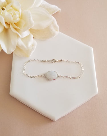 Handmade Moonstone Bracelet for Women