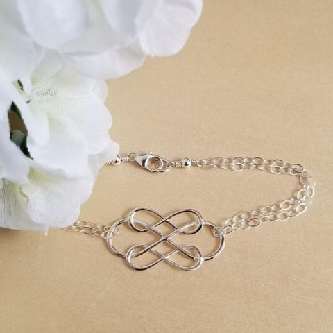 Mothers jewelry, mother in law gift, infinity bracelet