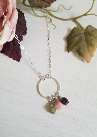 Mother of the Bride Gift, Custom Birthstone Necklace