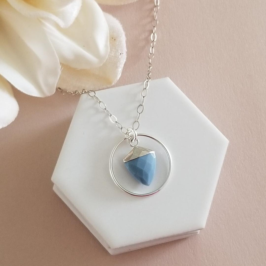 Modern opal on sale necklace
