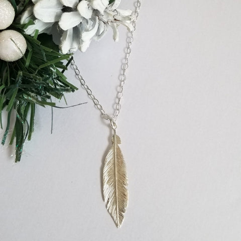boho feather necklace for women