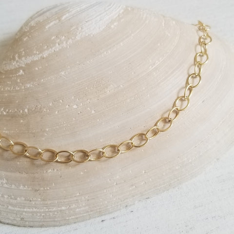 Modern Gold Filled Chain Bracelet