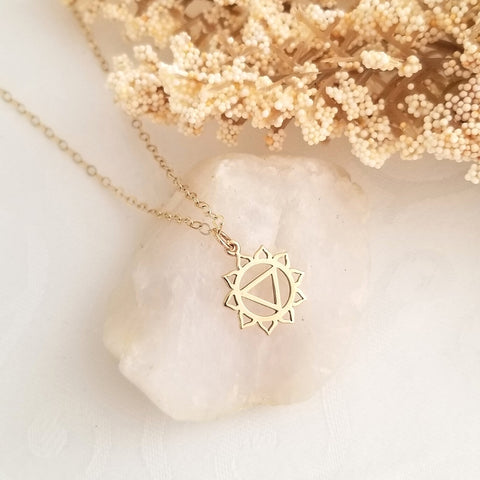 Solar Plexus Necklace for women, Gift for her