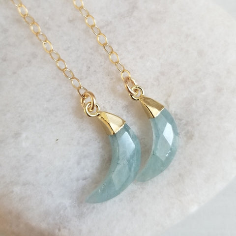 Aquamarine Earrings, Long Earrings for women