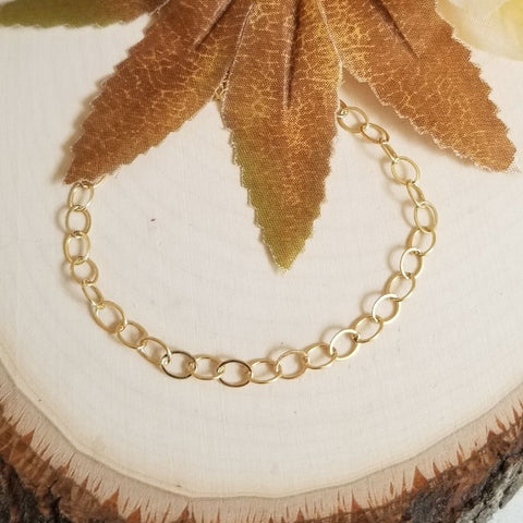 Modern Gold Filled Chain Bracelet