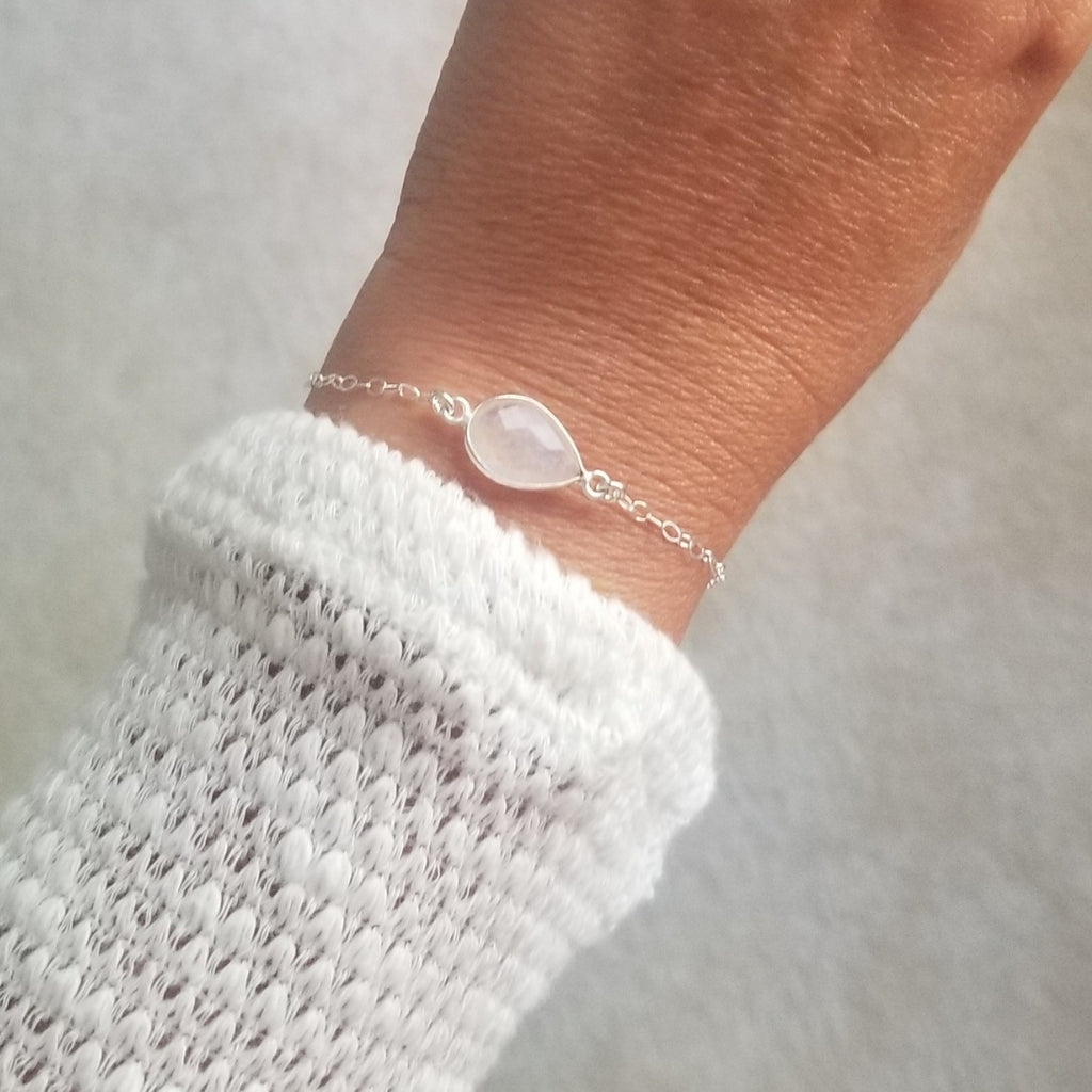 Silver deals quartz bracelet