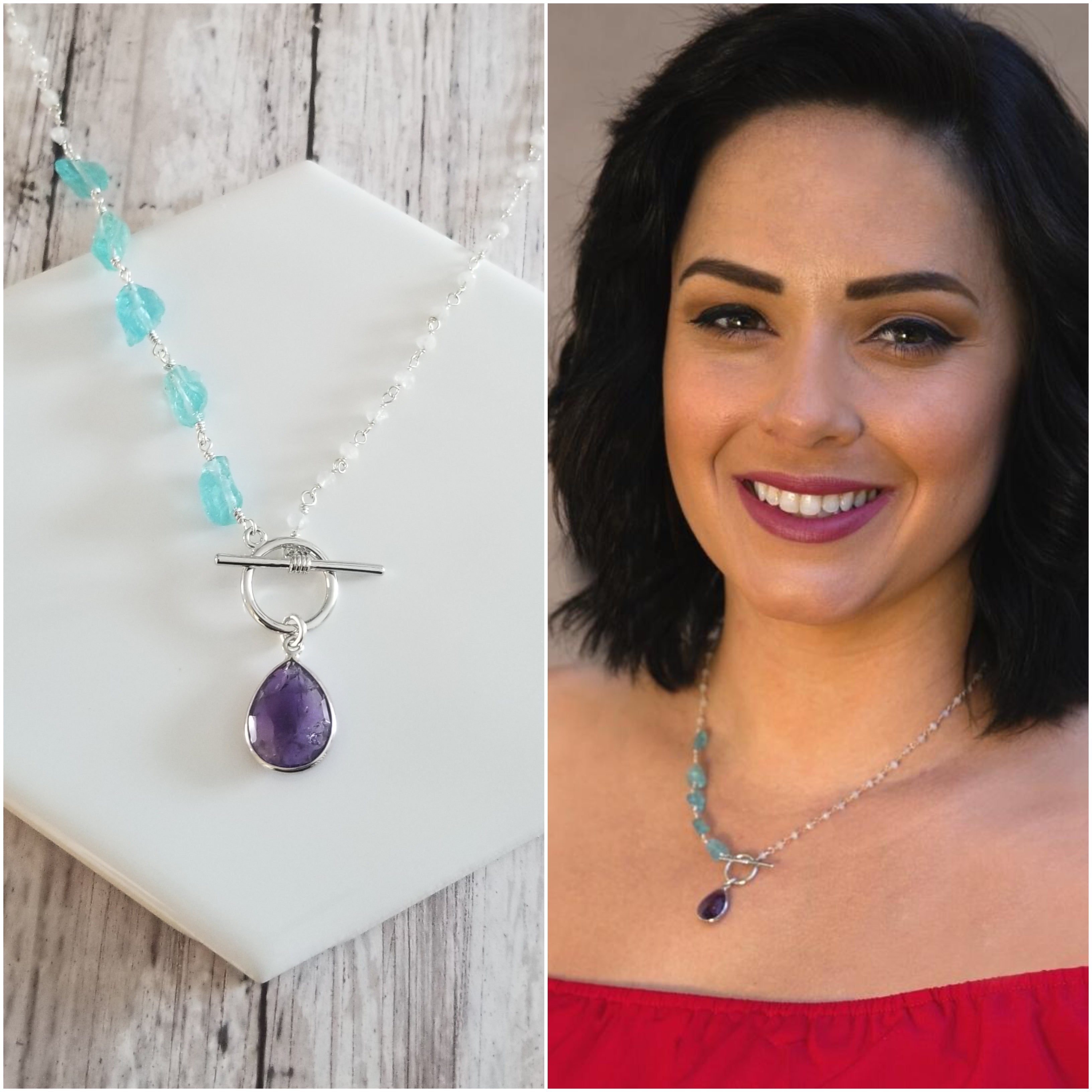 Amethyst clearance stone chain