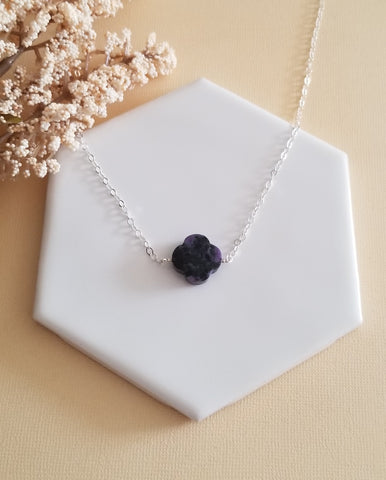 One of a Kind Charoite Stone Necklace, Stone of Transformation