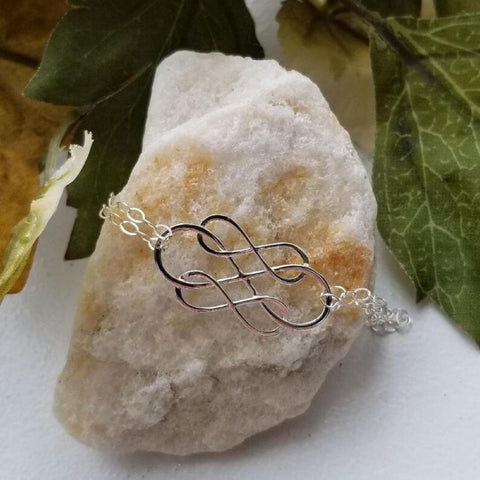 Sterling Silver Infinity Bracelet