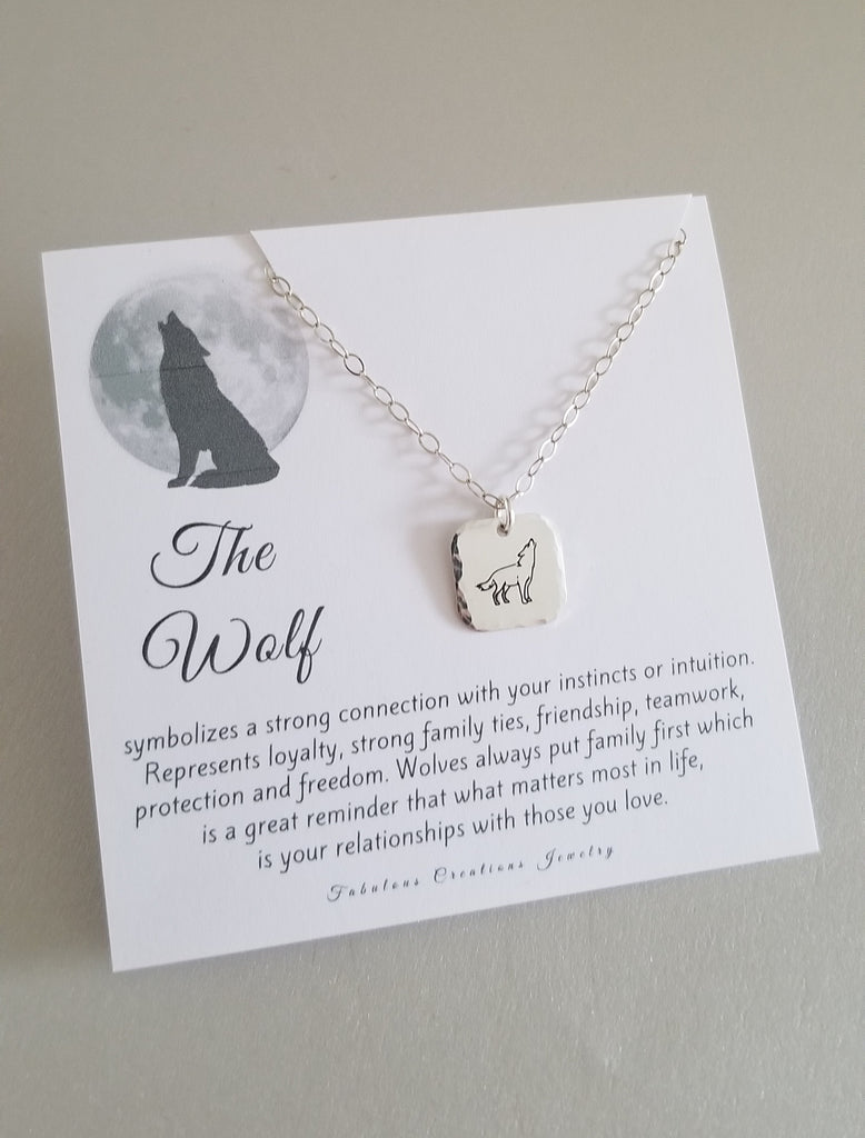 Wolf necklace sales for women