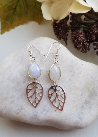 Moonstone earrings, Bride Earrings, Statement Earrings