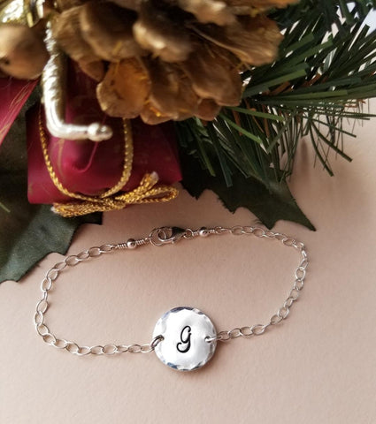 Personalized Bracelet, Initial Charm Bracelet