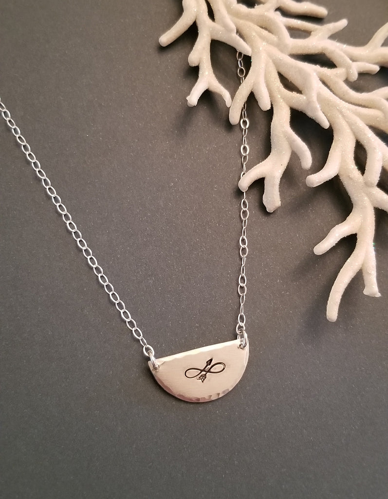 Custom shop stamped necklace