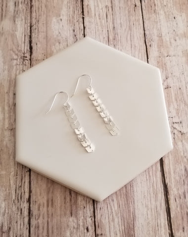 Sterling Silver Chain Earrings