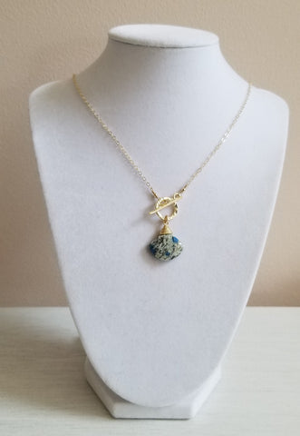 Azurite Necklace, Azurite Pendant, Azurite Jewelry